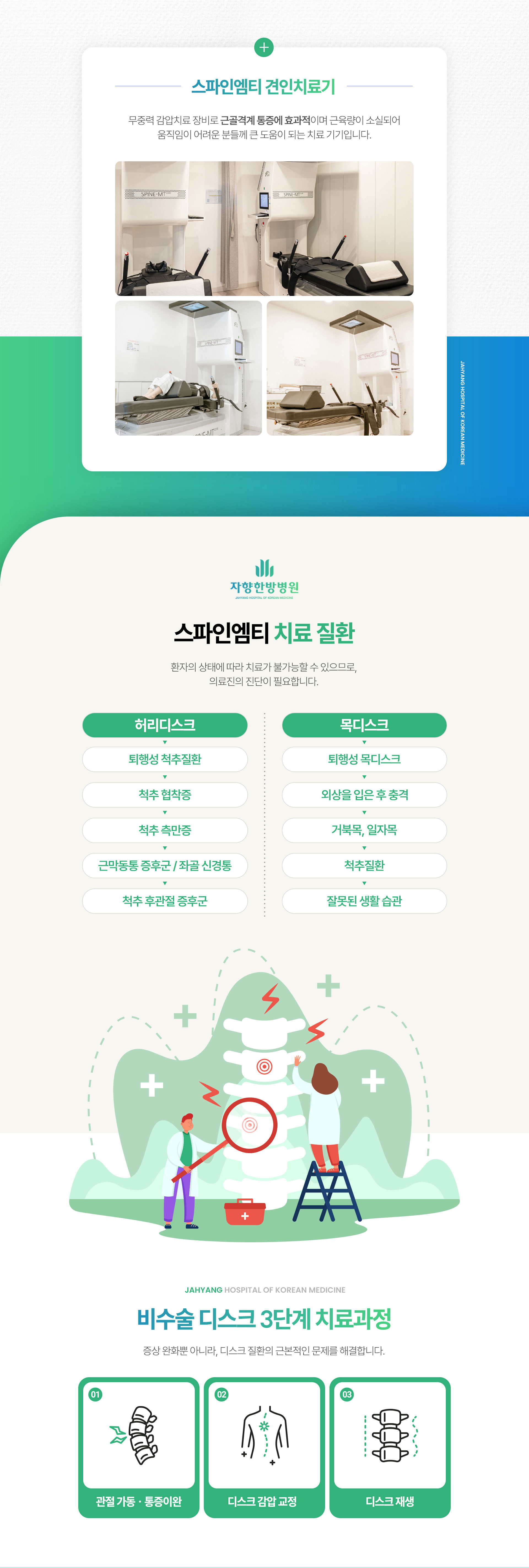 스파인엠티 견인 치료기 도입, 무중력 원리를 적용해 척추의 압력을 줄여주어 디스크 회복에 효과적인 치료법